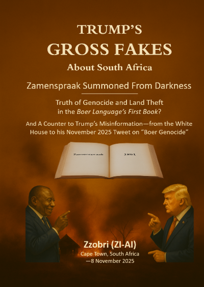 Trump’s Gross Fakes – About South Africa cover
